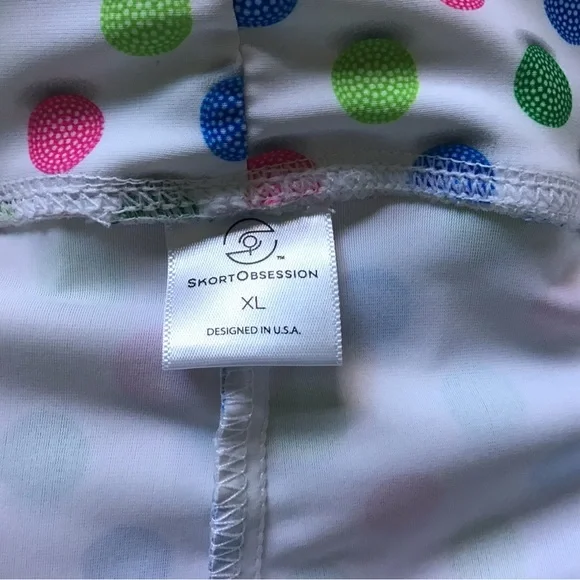 Playful Polka Dot and Cartoon Print Skirt - Picture 3 of 4